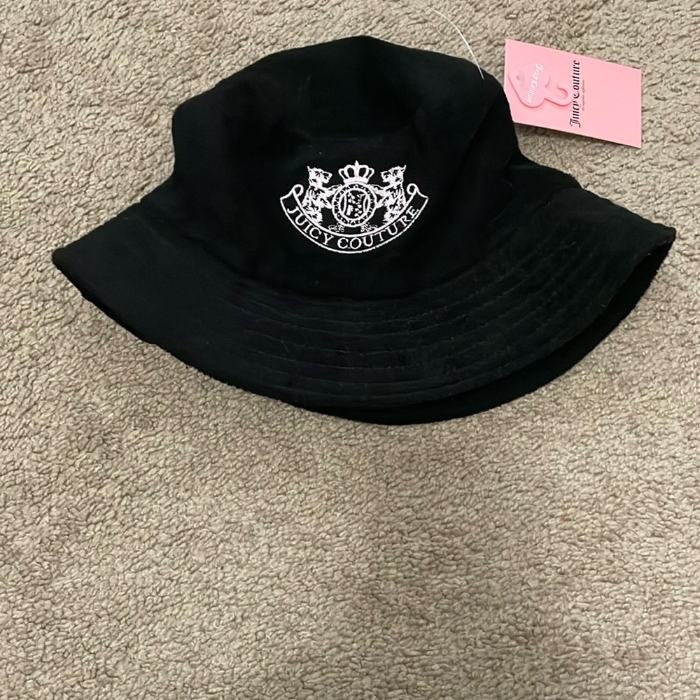 Juicy Couture Black Kids Bucket Hat